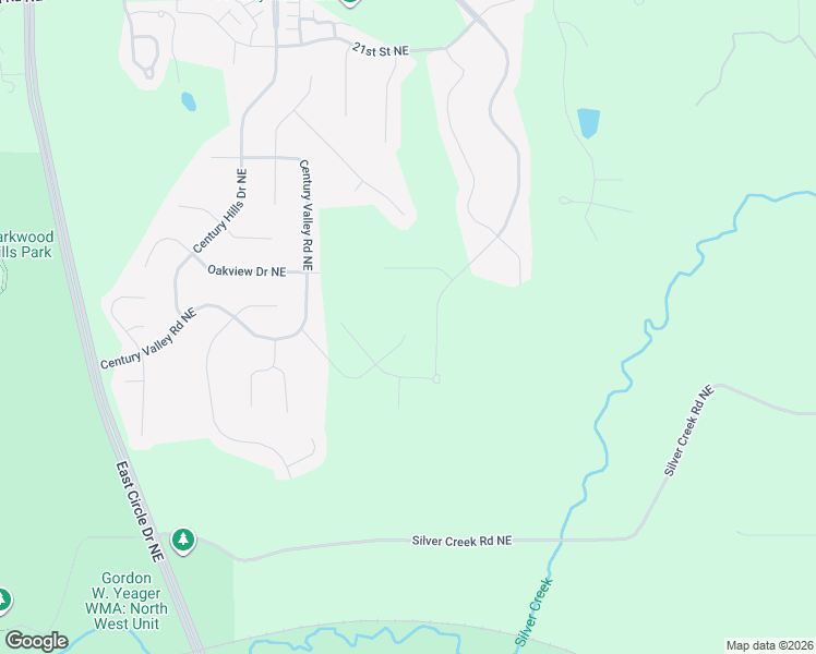 map of restaurants, bars, coffee shops, grocery stores, and more near 1738 Shannon Oaks Boulevard Northeast in Rochester
