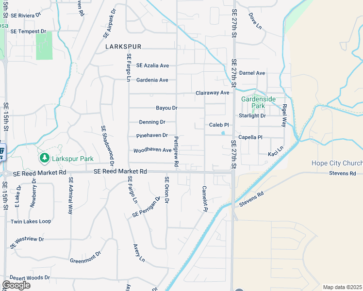 map of restaurants, bars, coffee shops, grocery stores, and more near 21092 Woodhaven Avenue in Bend