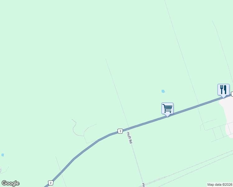 map of restaurants, bars, coffee shops, grocery stores, and more near 695 Huff Road in Brighton