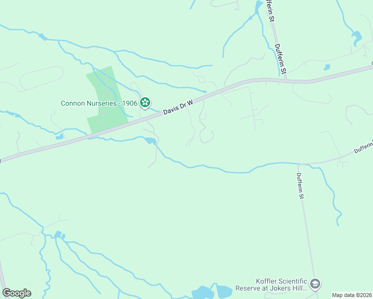 map of restaurants, bars, coffee shops, grocery stores, and more near 2000 Davis Drive West in Kettleby