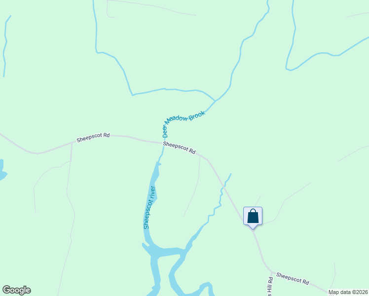 map of restaurants, bars, coffee shops, grocery stores, and more near 6 Sheepscot Road in Newcastle