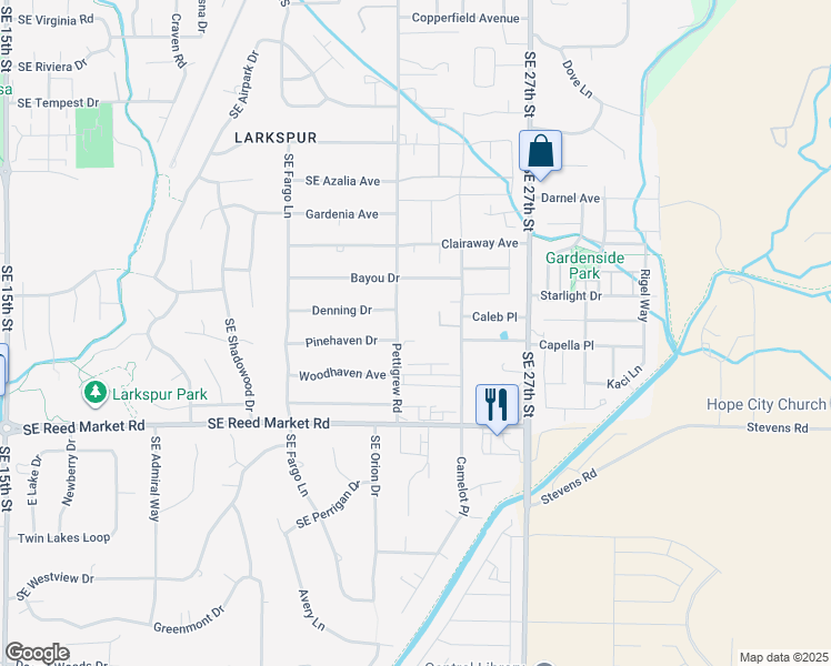 map of restaurants, bars, coffee shops, grocery stores, and more near in Bend