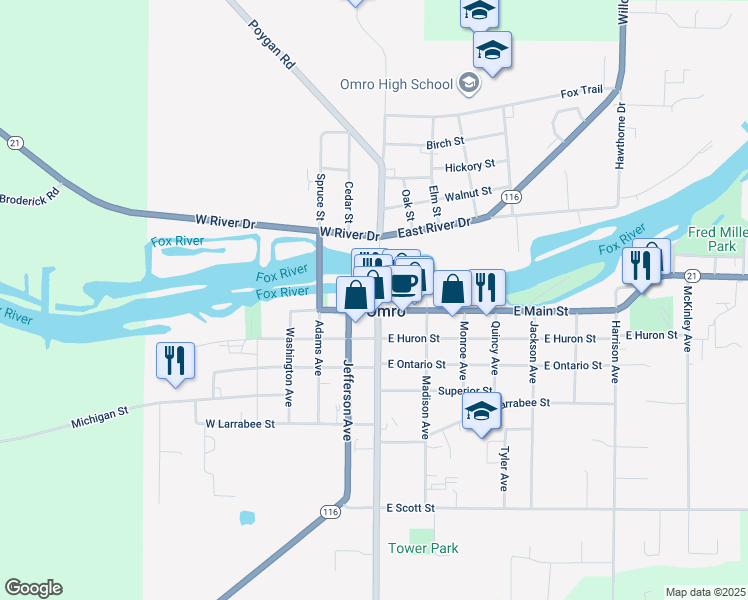 101 West Main Street, Omro WI Walk Score
