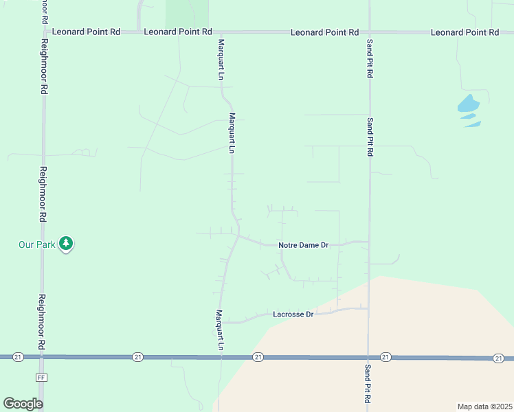 map of restaurants, bars, coffee shops, grocery stores, and more near 5242 Loyola Court in Omro