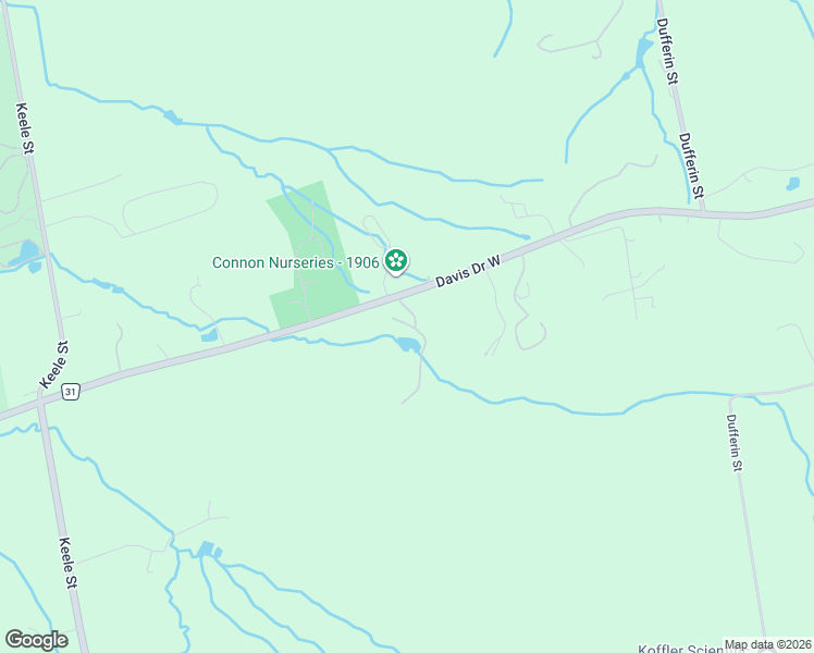 map of restaurants, bars, coffee shops, grocery stores, and more near 1865 Davis Drive West in King