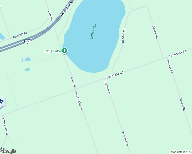 map of restaurants, bars, coffee shops, grocery stores, and more near 14221 Little Lake Road in Northumberland County