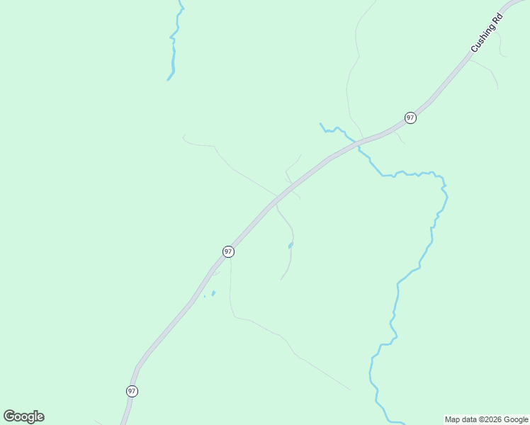 map of restaurants, bars, coffee shops, grocery stores, and more near 332 Maine 97 in Cushing