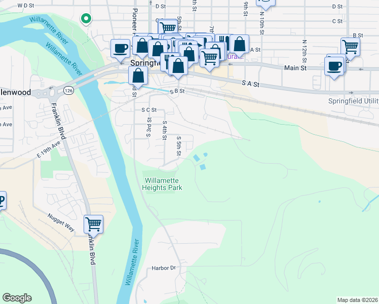 map of restaurants, bars, coffee shops, grocery stores, and more near 657 Quarry Road in Springfield