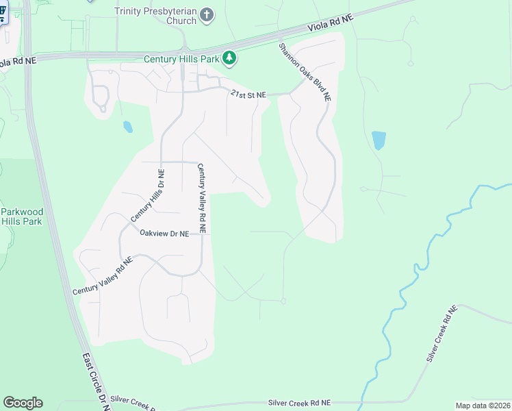 map of restaurants, bars, coffee shops, grocery stores, and more near 3240 Scanlan Lane Northeast in Rochester