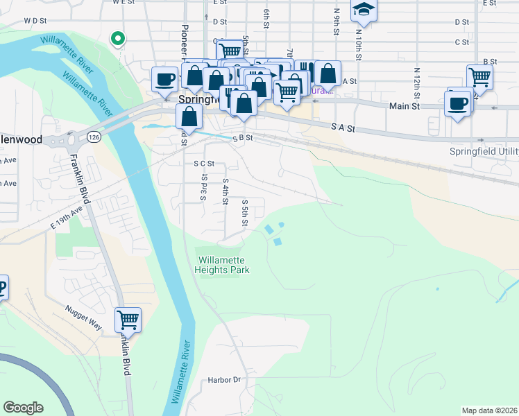 map of restaurants, bars, coffee shops, grocery stores, and more near 657 Quarry Road in Springfield