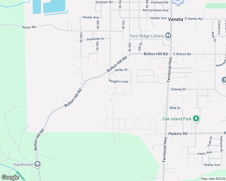 map of restaurants, bars, coffee shops, grocery stores, and more near 87836 8th Street in Veneta