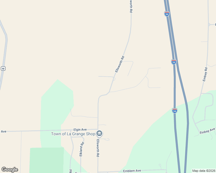 map of restaurants, bars, coffee shops, grocery stores, and more near 9219 Ellsworth Road in Tomah
