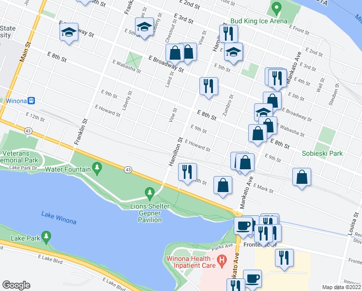 Walk Score Detail Map