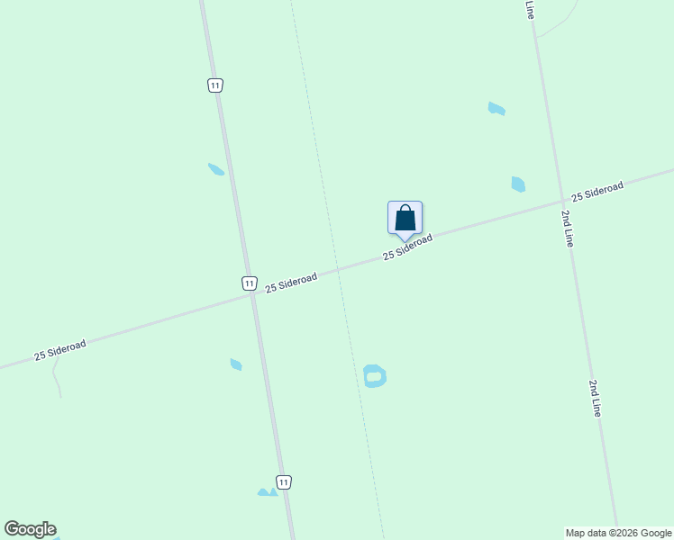 map of restaurants, bars, coffee shops, grocery stores, and more near 425315 25 Sideroad in Shelburne