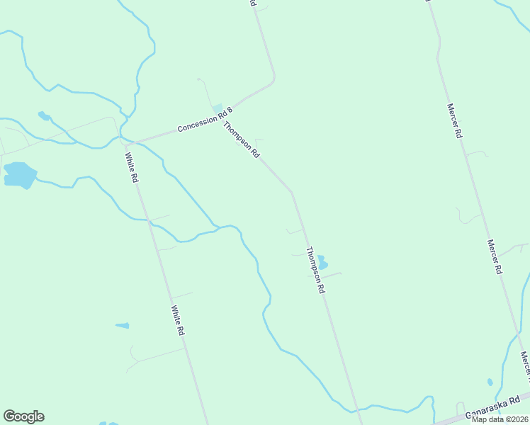 map of restaurants, bars, coffee shops, grocery stores, and more near 7486 Thompson Road in Regional Municipality of Durham