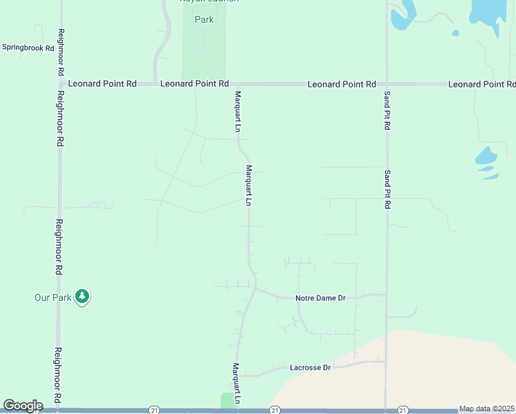 map of restaurants, bars, coffee shops, grocery stores, and more near 4168 Marquart Lane in Omro