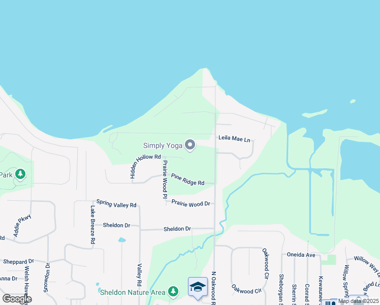 map of restaurants, bars, coffee shops, grocery stores, and more near 2919 Waldwic Lane in Oshkosh