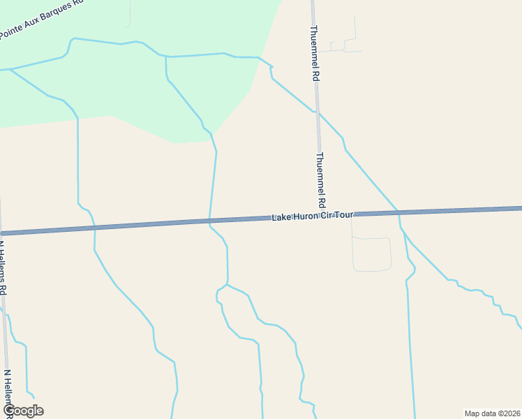 map of restaurants, bars, coffee shops, grocery stores, and more near 1501-1899 Grindstone Road in Port Austin