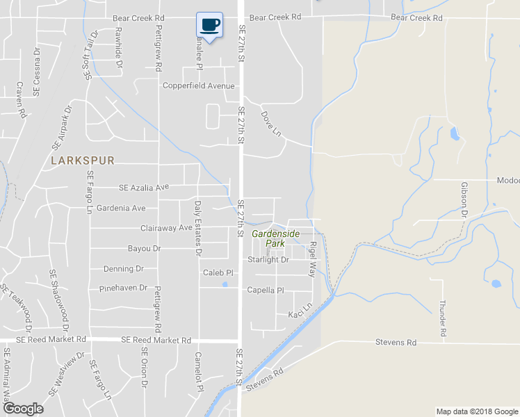 map of restaurants, bars, coffee shops, grocery stores, and more near 21218 Darby Court in Bend