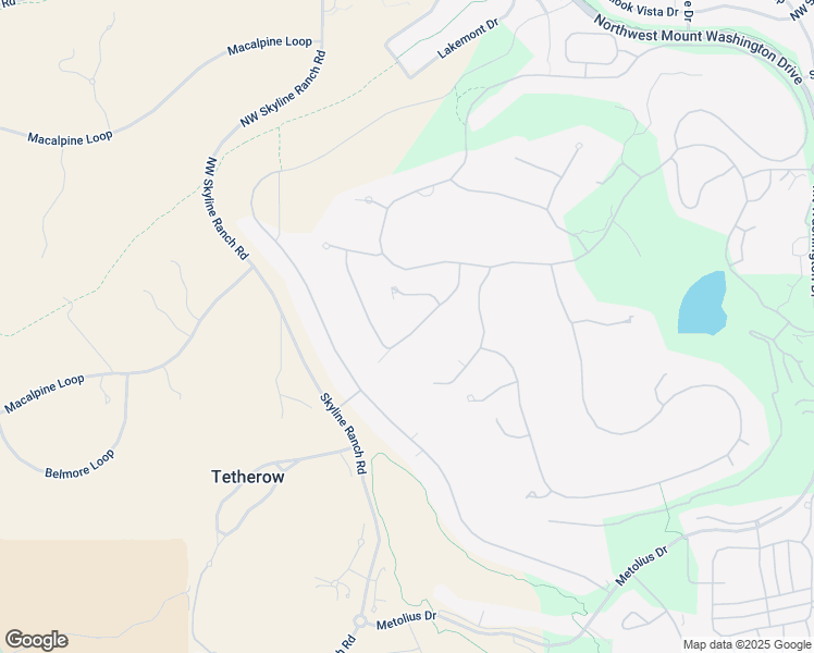 map of restaurants, bars, coffee shops, grocery stores, and more near 61950 Fall Creek Loop in Bend