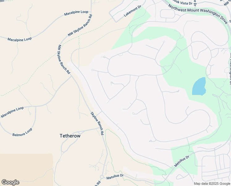 map of restaurants, bars, coffee shops, grocery stores, and more near 61950 Fall Creek Loop in Bend