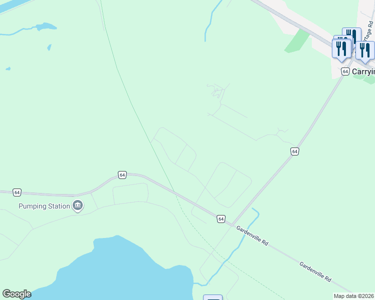 map of restaurants, bars, coffee shops, grocery stores, and more near 12 Larissa Park Drive in Quinte West