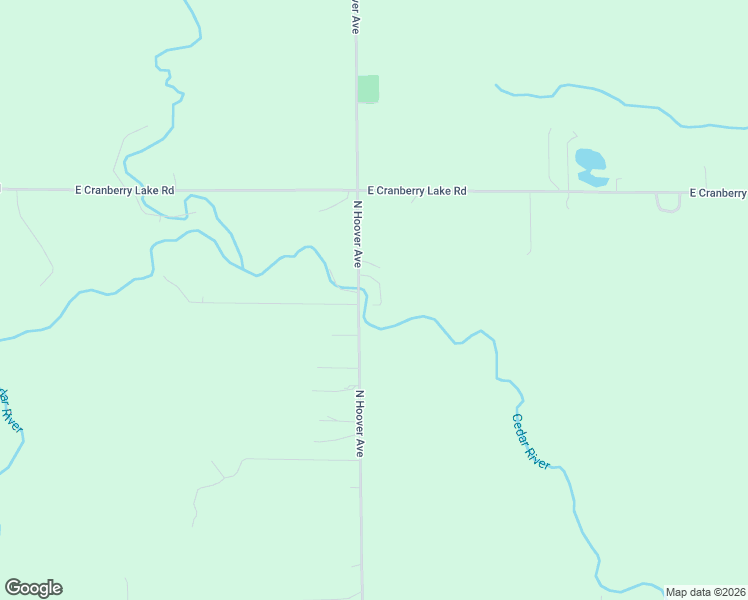 map of restaurants, bars, coffee shops, grocery stores, and more near 3648-3704 North Hoover Avenue in Gladwin