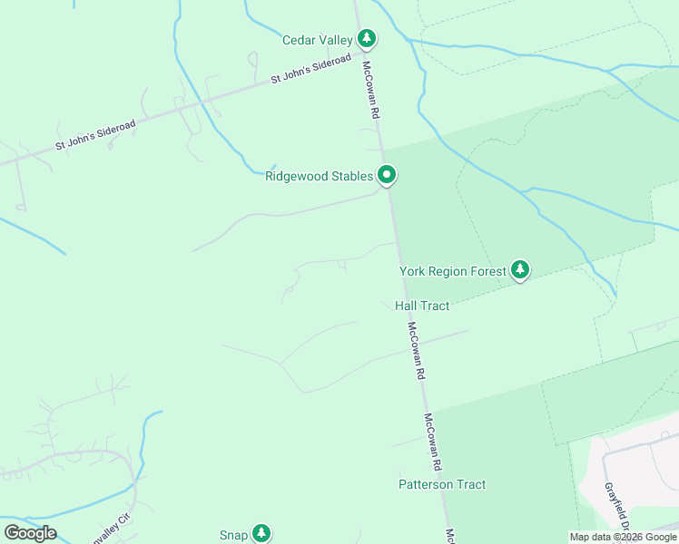 map of restaurants, bars, coffee shops, grocery stores, and more near 11 Cranborne Chase in Newmarket