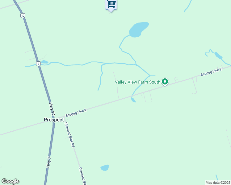 map of restaurants, bars, coffee shops, grocery stores, and more near 1315 Scugog Line 2 in Port Perry