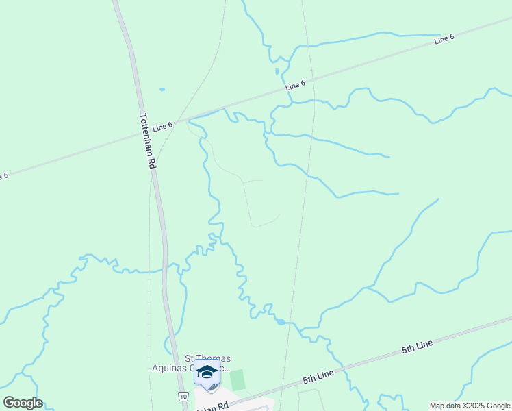 map of restaurants, bars, coffee shops, grocery stores, and more near 37 Tecumseth Heights Drive in New Tecumseth