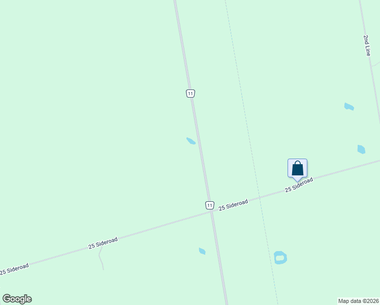 map of restaurants, bars, coffee shops, grocery stores, and more near 475352 Dufferin County Road 11 in Shelburne