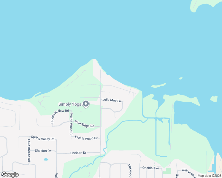 map of restaurants, bars, coffee shops, grocery stores, and more near 2715 Shorehaven Lane in Oshkosh
