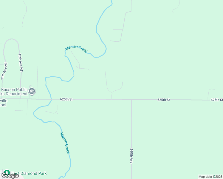 map of restaurants, bars, coffee shops, grocery stores, and more near 25678-25680 625th Street in Kasson