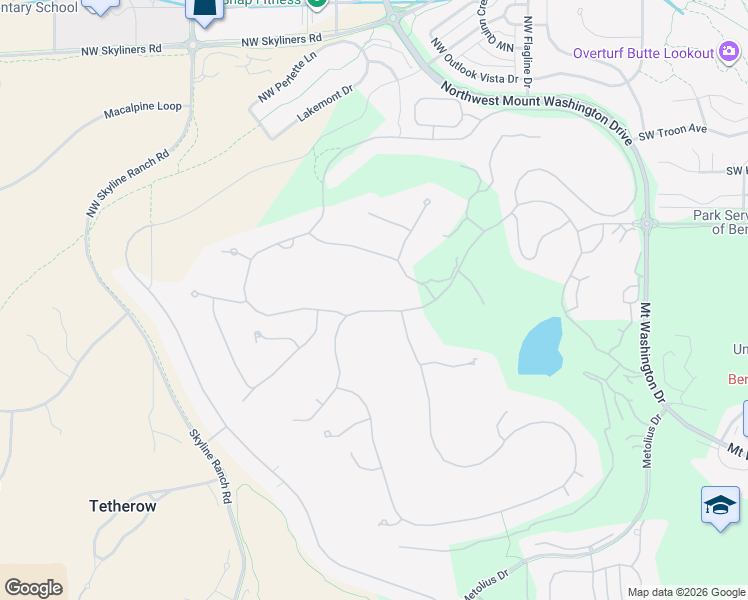 map of restaurants, bars, coffee shops, grocery stores, and more near 61732 Broken Top Drive in Bend