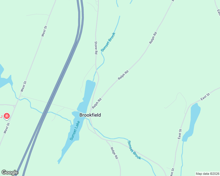 map of restaurants, bars, coffee shops, grocery stores, and more near 198 Ralph Road in Brookfield