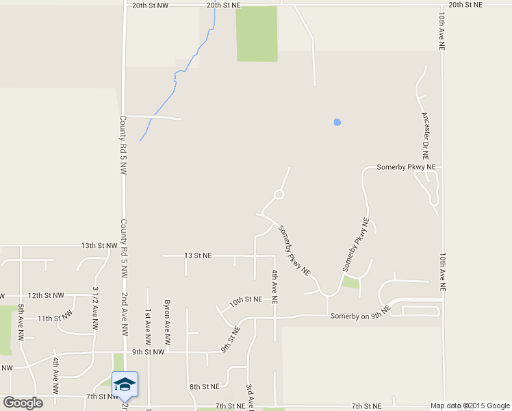 map of restaurants, bars, coffee shops, grocery stores, and more near 1401 Epperstone Enclave Northeast in Byron