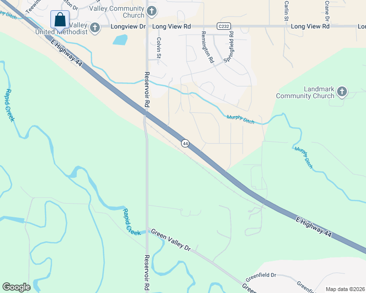 map of restaurants, bars, coffee shops, grocery stores, and more near 5785 South Dakota 44 in Rapid City