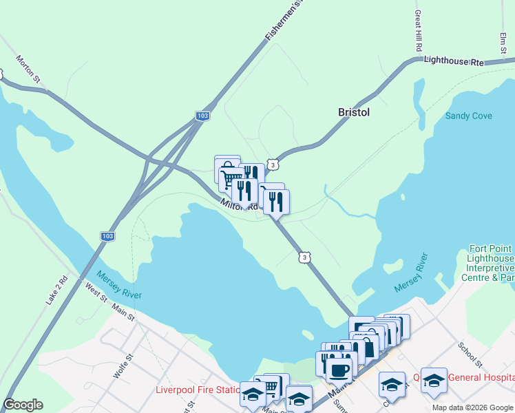 map of restaurants, bars, coffee shops, grocery stores, and more near 170 Nova Scotia Trunk 3 in Brooklyn