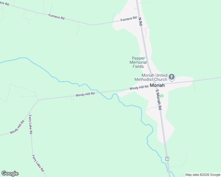 map of restaurants, bars, coffee shops, grocery stores, and more near 547 Windy Hill Rd in Moriah