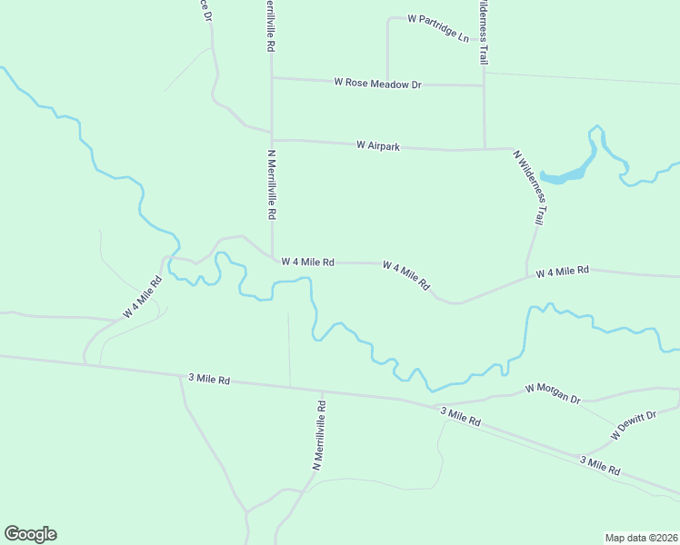 map of restaurants, bars, coffee shops, grocery stores, and more near 841 West 4 Mile Road in Luther