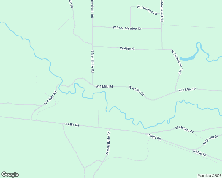 map of restaurants, bars, coffee shops, grocery stores, and more near 841 West 4 Mile Road in Luther