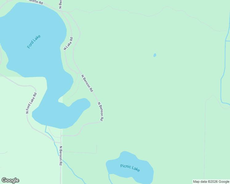 map of restaurants, bars, coffee shops, grocery stores, and more near 5090-5258 North Benson Road in Fountain