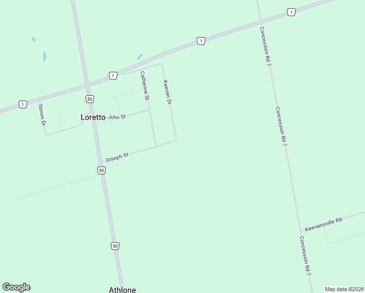 map of restaurants, bars, coffee shops, grocery stores, and more near 48 Scott Crescent in King City