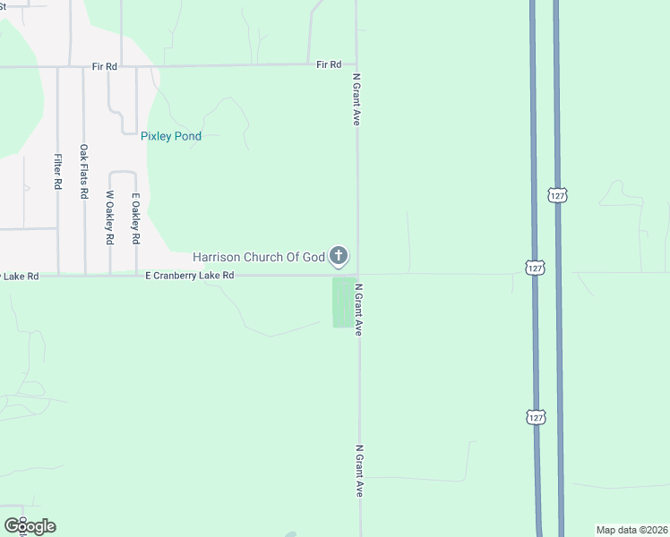 map of restaurants, bars, coffee shops, grocery stores, and more near 2545 East Cranberry Lake Road in Harrison