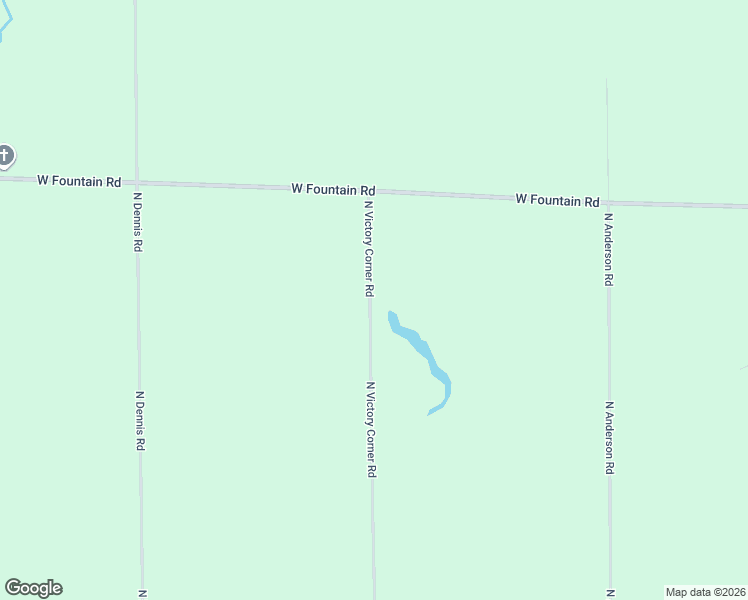 map of restaurants, bars, coffee shops, grocery stores, and more near 5019 North Victory Corner Road in Ludington