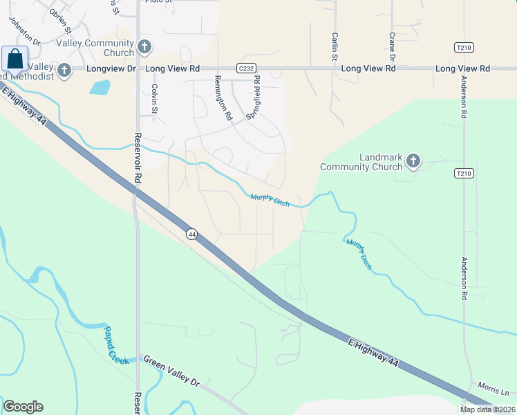 map of restaurants, bars, coffee shops, grocery stores, and more near 4125 Apple Tree Road in Rapid City