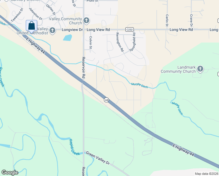 map of restaurants, bars, coffee shops, grocery stores, and more near 5785 South Dakota 44 in Rapid City