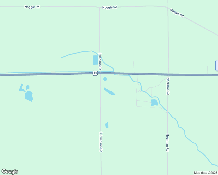 map of restaurants, bars, coffee shops, grocery stores, and more near 2051 East Huron Road in Au Gres