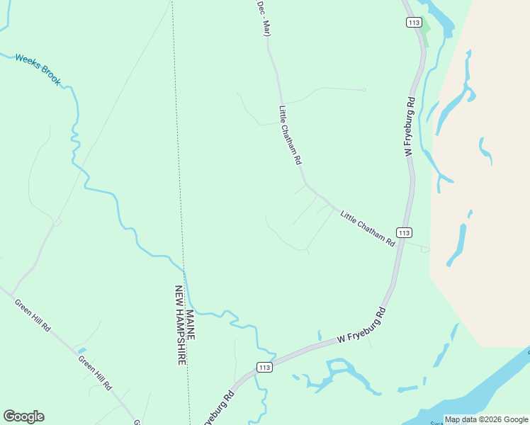 map of restaurants, bars, coffee shops, grocery stores, and more near 775 Little Chatham Road in Fryeburg