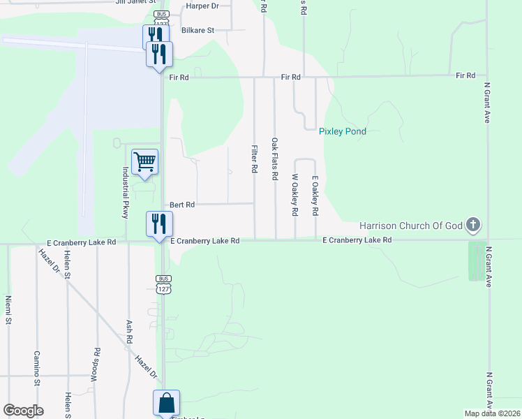 map of restaurants, bars, coffee shops, grocery stores, and more near 4084 Filter Road in Harrison